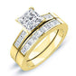 Jessamine Diamond Matching Band Only (engagement Ring Not Included) For Ring With Princess Center yellowgold