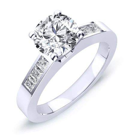 5.00 ct - Jessamine - Round Lab Diamond Engagement Ring (IGI Certified)