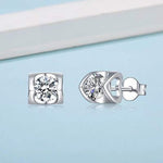 Jill Diamond Earrings (Clarity Enhanced) whitegold