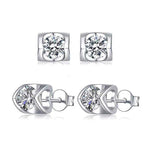 Jill Diamond Earrings (Clarity Enhanced) whitegold