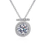 Jillie Moissanite Necklace whitegold