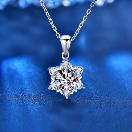 Jimena Moissanite Necklace whitegold