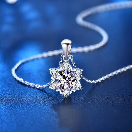 Jimena Moissanite Necklace whitegold