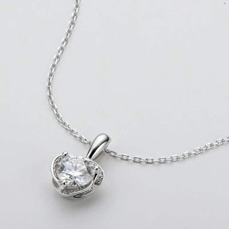 Jule Moissanite Necklace whitegold