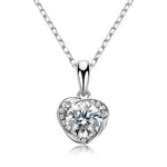 Jule Moissanite Necklace whitegold