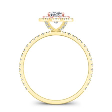 Juniper Cushion Diamond Engagement Ring (Lab Grown Igi Cert) yellowgold