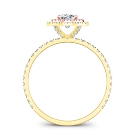 Juniper Cushion Diamond Bridal Set (Lab Grown Igi Cert) yellowgold