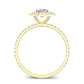 Juniper Cushion Diamond Bridal Set (Lab Grown Igi Cert) yellowgold