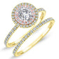 Juniper Cushion Diamond Bridal Set (Lab Grown Igi Cert) yellowgold