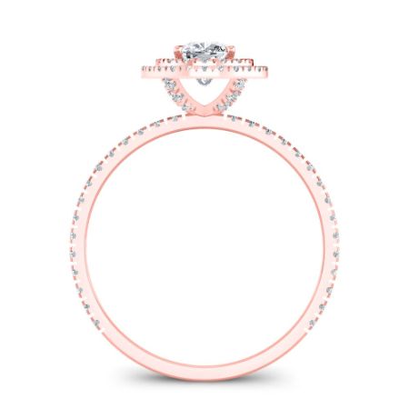 Juniper Cushion Diamond Engagement Ring (Lab Grown Igi Cert) rosegold