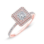Juniper Princess Diamond Bridal Set (Lab Grown Igi Cert) rosegold