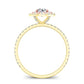 Juniper Round Diamond Bridal Set (Lab Grown Igi Cert) yellowgold