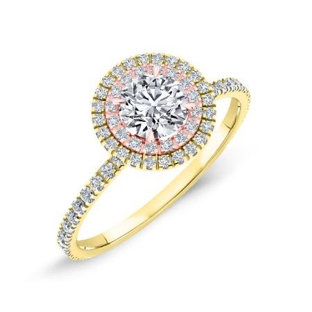 Juniper Round Diamond Bridal Set (Lab Grown Igi Cert) yellowgold