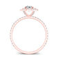 Juniper Round Diamond Bridal Set (Lab Grown Igi Cert) rosegold