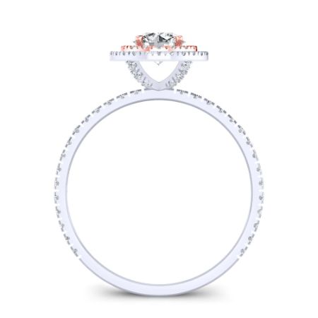 Juniper Round Diamond Engagement Ring (Lab Grown Igi Cert) whitegold