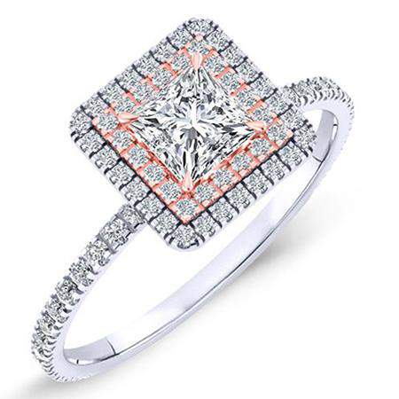 Juniper Princess Diamond Engagement Ring (Lab Grown Igi Cert) whitegold