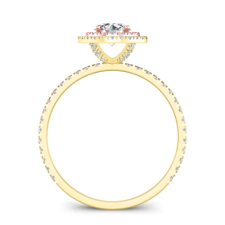 Juniper Round Diamond Engagement Ring (Lab Grown Igi Cert) yellowgold