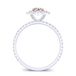Juniper Round Diamond Engagement Ring (Lab Grown Igi Cert) whitegold