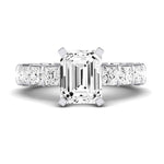 Kalina Emerald Diamond Bridal Set (Lab Grown Igi Cert) whitegold