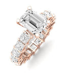 Kalina Emerald Diamond Bridal Set (Lab Grown Igi Cert) rosegold