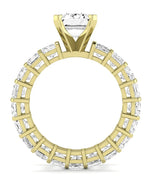 Kalina Emerald Diamond Engagement Ring (Lab Grown Igi Cert) yellowgold