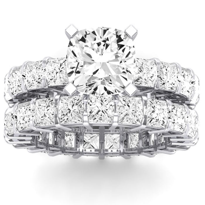 Kalina Cushion Diamond Bridal Set (Lab Grown Igi Cert) whitegold