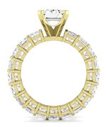 Kalina Emerald Diamond Engagement Ring (Lab Grown Igi Cert) yellowgold