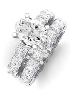 Kalina Oval Diamond Bridal Set (Lab Grown Igi Cert) whitegold