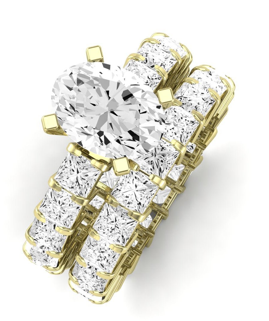 Kalina Oval Diamond Bridal Set (Lab Grown Igi Cert) yellowgold