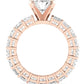 Kalina Oval Diamond Engagement Ring (Lab Grown Igi Cert) rosegold