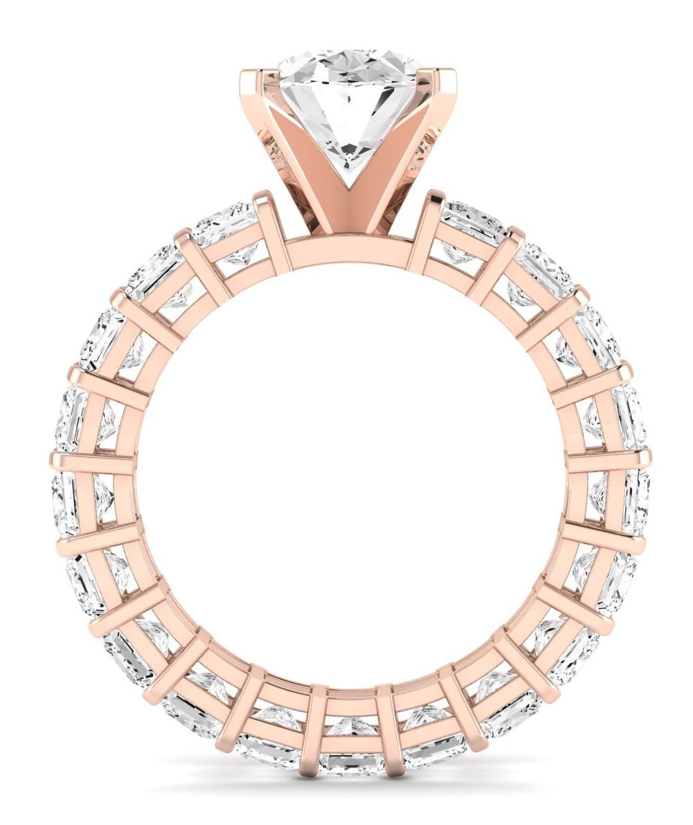 Kalina Oval Diamond Engagement Ring (Lab Grown Igi Cert) rosegold