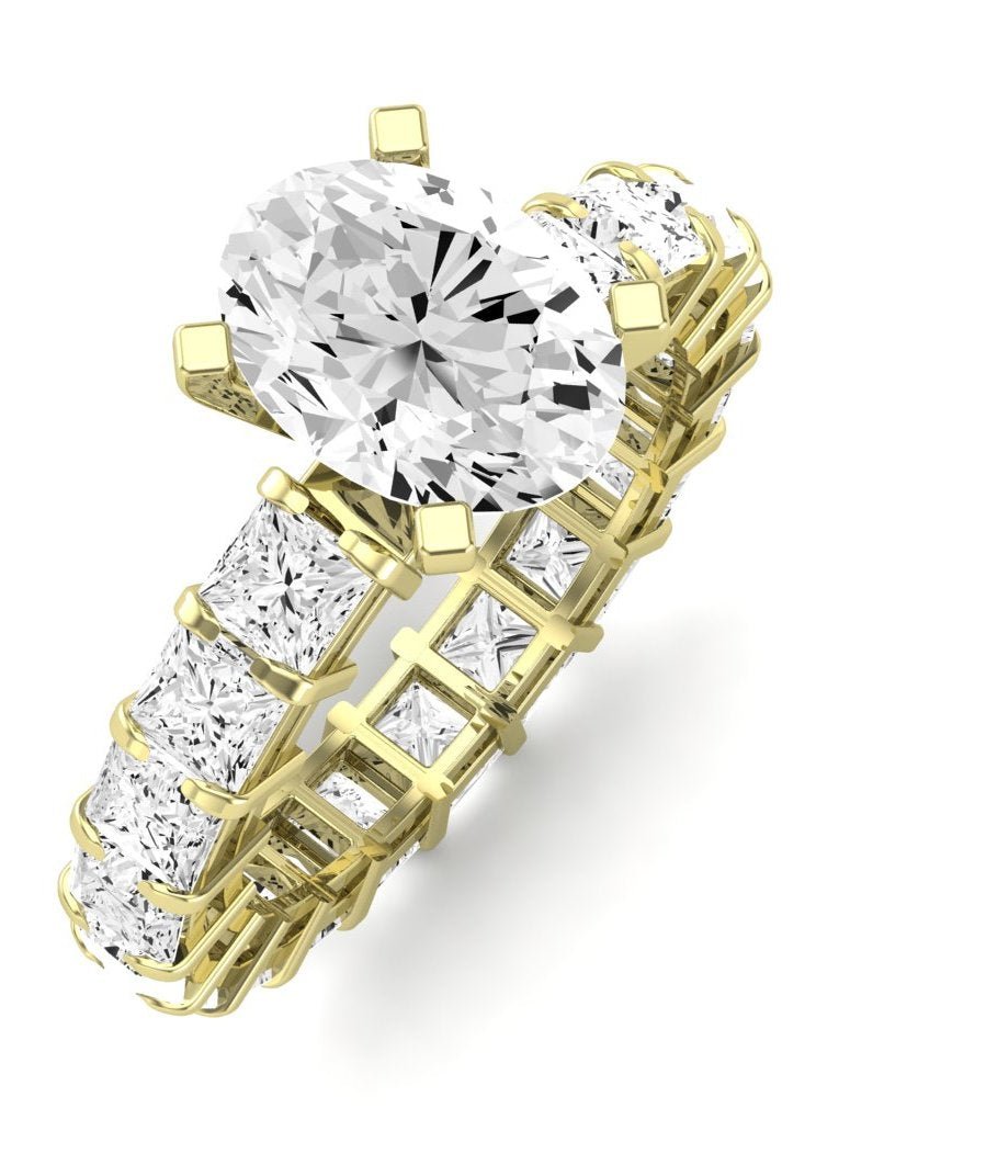 Kalina Oval Diamond Engagement Ring (Lab Grown Igi Cert) yellowgold