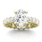 Kalina Oval Moissanite Bridal Set yellowgold