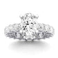 Kalina Oval Moissanite Bridal Set whitegold