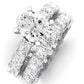 Kalina Oval Moissanite Bridal Set whitegold