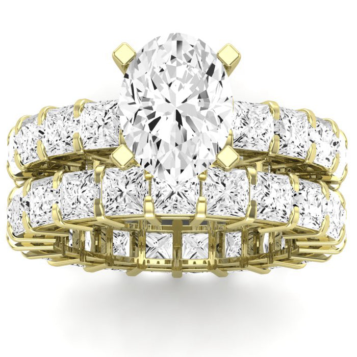 Kalina Oval Diamond Bridal Set (Lab Grown Igi Cert) yellowgold