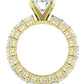 Kalina Oval Diamond Engagement Ring (Lab Grown Igi Cert) yellowgold