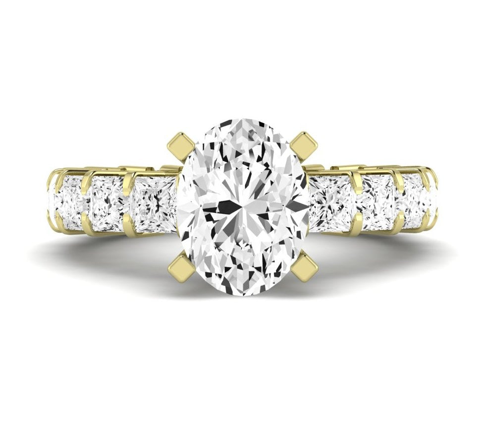 Kalina Oval Diamond Engagement Ring (Lab Grown Igi Cert) yellowgold