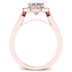 Kalmia Cushion Diamond Bridal Set (Lab Grown Igi Cert) rosegold