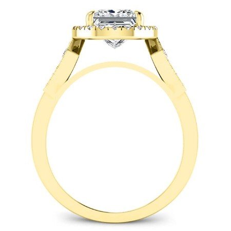 Kalmia Princess Diamond Engagement Ring (Lab Grown Igi Cert) yellowgold