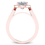 Kalmia Princess Diamond Engagement Ring (Lab Grown Igi Cert) rosegold