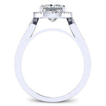 Kalmia Princess Diamond Engagement Ring (Lab Grown Igi Cert) whitegold