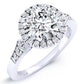 Kalmia Round Diamond Bridal Set (Lab Grown Igi Cert) whitegold