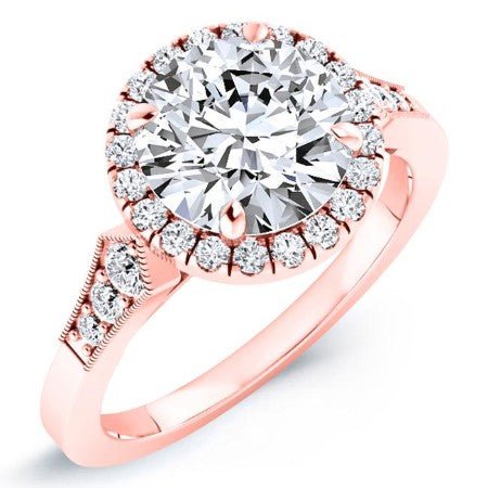 Kalmia Round Diamond Bridal Set (Lab Grown Igi Cert) rosegold