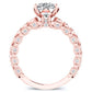 Kassia Cushion Diamond Bridal Set (Lab Grown Igi Cert) rosegold