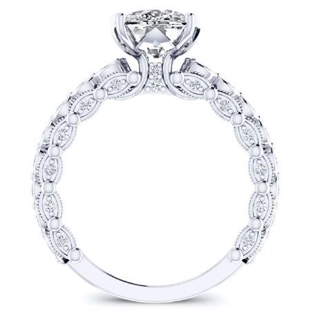 Kassia Cushion Diamond Engagement Ring (Lab Grown Igi Cert) whitegold