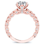 Kassia Diamond Matching Band Only (engagement Ring Not Included) For Ring With Round Center rosegold