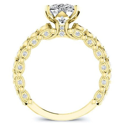 Kassia Cushion Diamond Bridal Set (Lab Grown Igi Cert) yellowgold