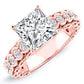 Kassia Princess Diamond Engagement Ring (Lab Grown Igi Cert) rosegold