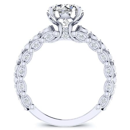 Kassia Round Diamond Bridal Set (Lab Grown Igi Cert) whitegold